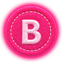 Bubbles felt embroidered medallion