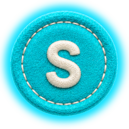 Sweep Coins (SC) felt embroidered medallion